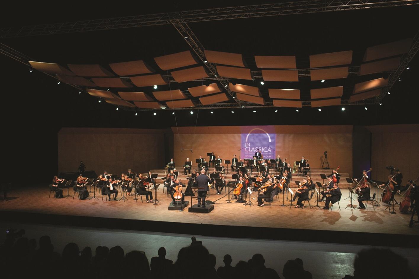 The Malta National Orchestra in concert at the Coca-Cola Arena in Dubai.  Photo: Evgeny Evtyukhov