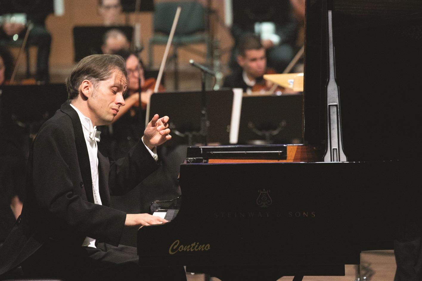 World-class pianist Severin von Eckardstein has joined the orchestra.  Photo: Evgeny Evtyukhov